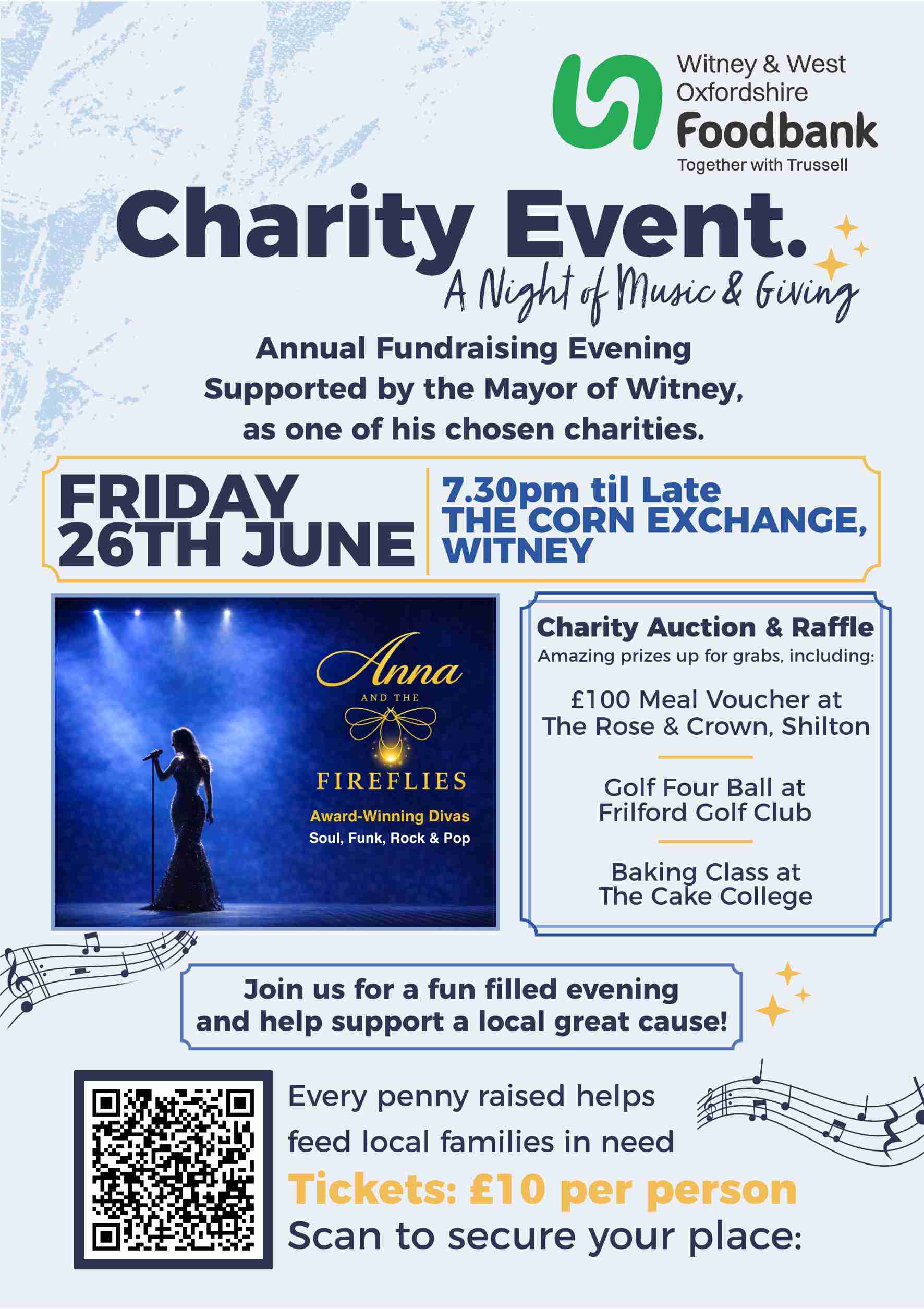 Witney and West Oxfordshire Foodbank Charity Event